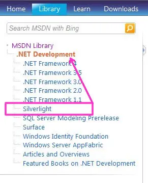 Silverlight在MSDN类库中的小变化