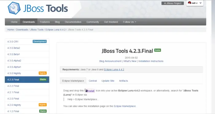 使用JBoss Tool反向创建PO类