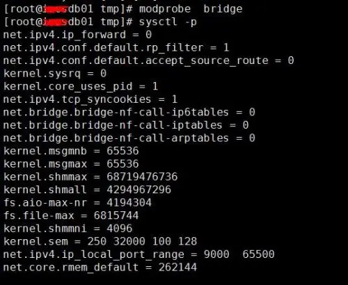 systcl -p 报错 error: "net.bridge.bridge-nf-call-ip6tables" is an unknown key