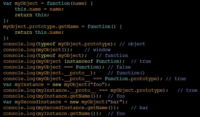 JavaScript中的Prototypes