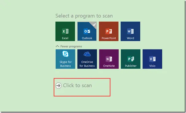 Outlook客户端和Exchange服务器连接问题排错常用工具——Office配置扫描