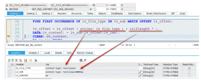 如何使用 ABAP 手动解析 multipart/form-data 格式的数据