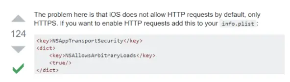 React Native应用如何想访问HTTP资源应该怎么办