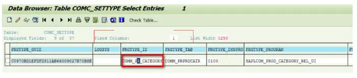 如何自行查找出SAP CRM产品主数据页面的assignment block基于的settype类型