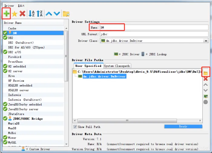 DbVisualizer 数据库连接工具：添加数据库驱动方法。dbvis搜索不到驱动文件夹下的驱动解决方法