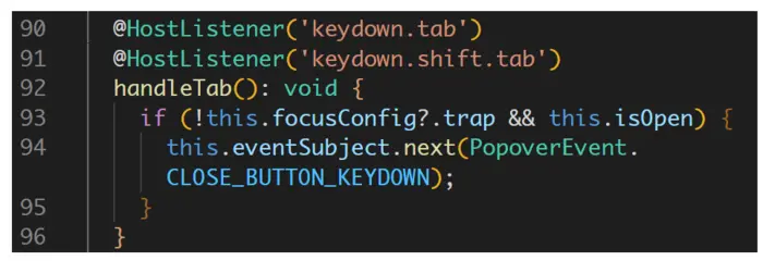 如何用 TypeScript 代码区分一个 button 动作是由键盘还是鼠标触发的