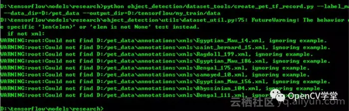 tensorflow object detection API训练公开数据集Oxford-IIIT Pets Dataset