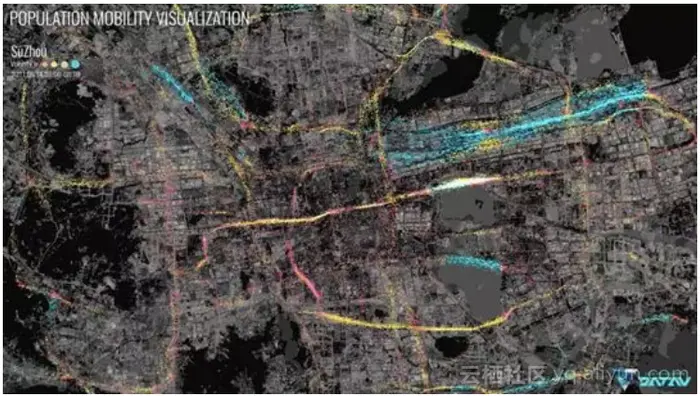 如何洞悉城市人群移动规律？DataV海量轨迹可视化实践解析