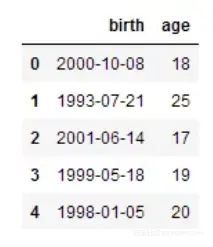 在Python-dataframe中如何把出生日期转化为年龄？