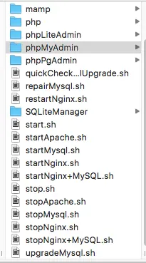 Mac 升级MAMP后 mysql不能使用解决办法