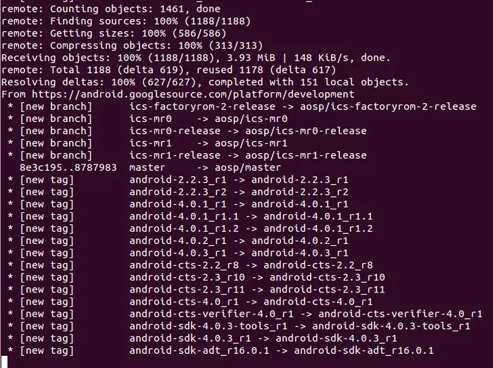 在Ubuntu下获取Android4.0源代码并编译（一）