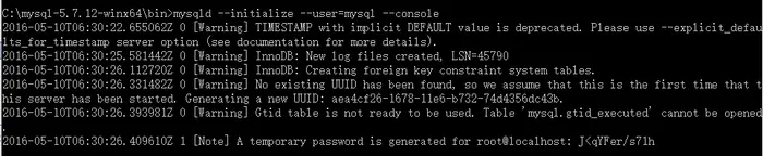 windows下MySQL 5.7+ 解压缩版安装配置方法