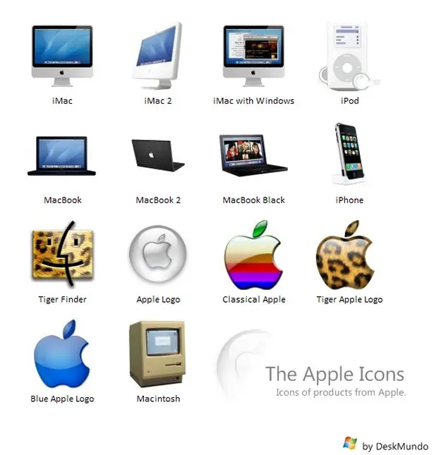 分享35个高质量的 Apple 风格图标素材