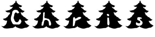精品英文字体：20款免费的的圣诞节艺术字体