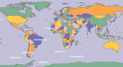 最全的世界地图矢量素材下载（AI、EPS、SVG格式）