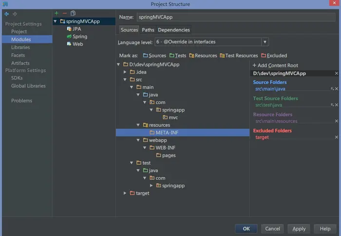 IntelliJ IDEA:Getting Started with Spring MVC, Hibernate and JSON实践