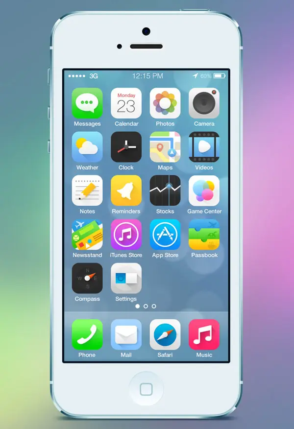 设计前沿：25个设计师向您展示 iOS 7 界面