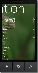 Windows Phone Developer Tools RTW 新特性-Panorama控件