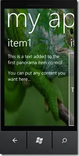 Windows Phone Developer Tools RTW 新特性-Panorama控件