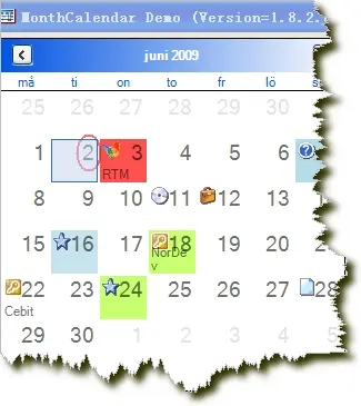 C# WinForm开发系列 - Color Pickers/DigitalClock/Calendar/LEDControl